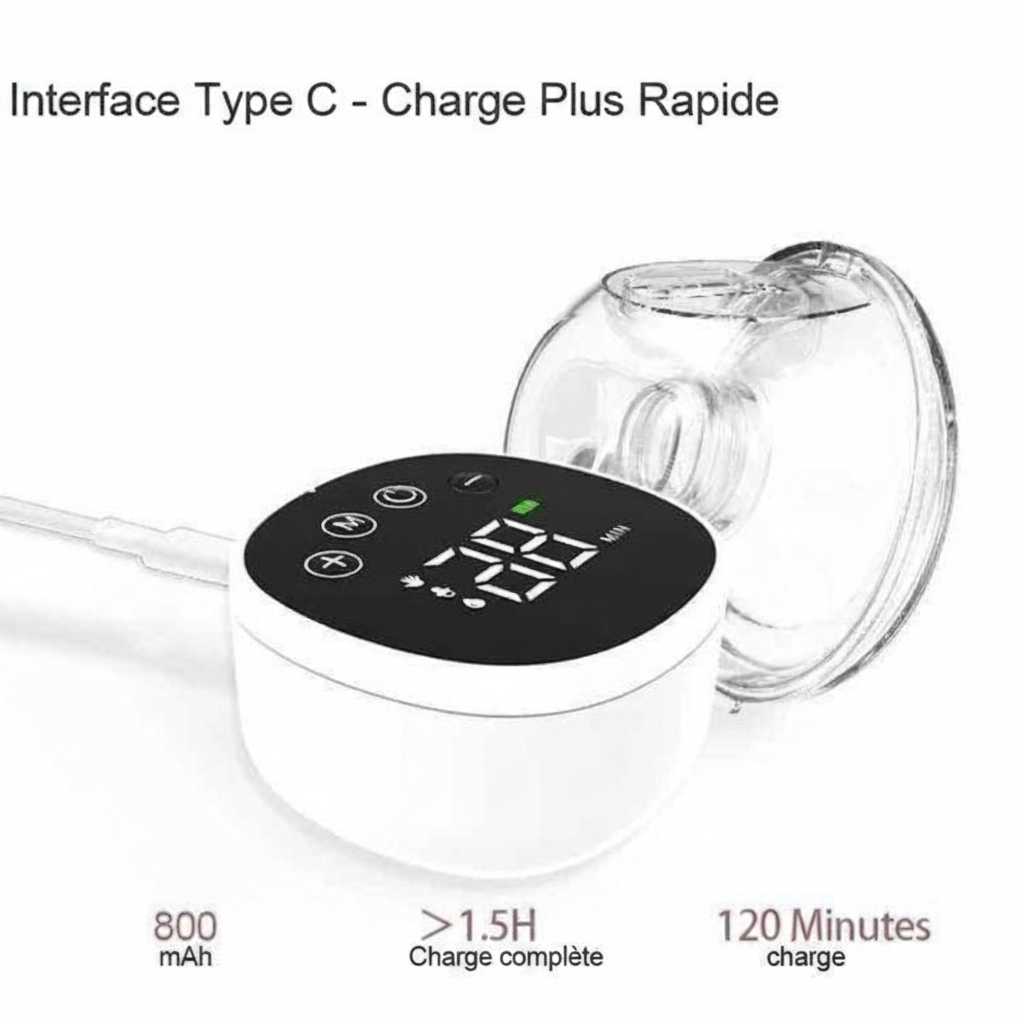 Tire-lait MY376 Électrique Portable Sans Fil – Wearable Breast Pump
