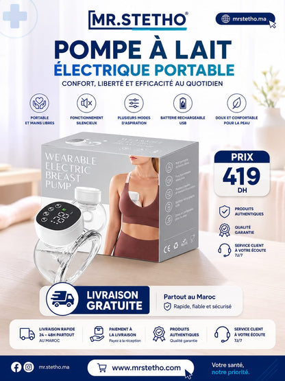 Tire-lait MY376  Électrique Portable Sans Fil – Wearable Breast Pump