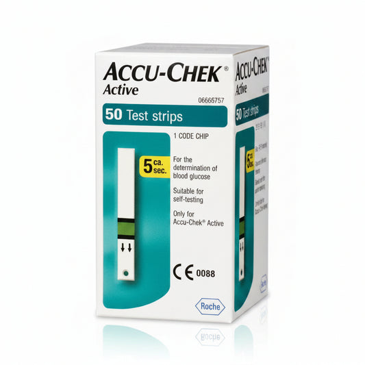Accu-Chek Active Bandelettes Test Glycémie 50 Pièces