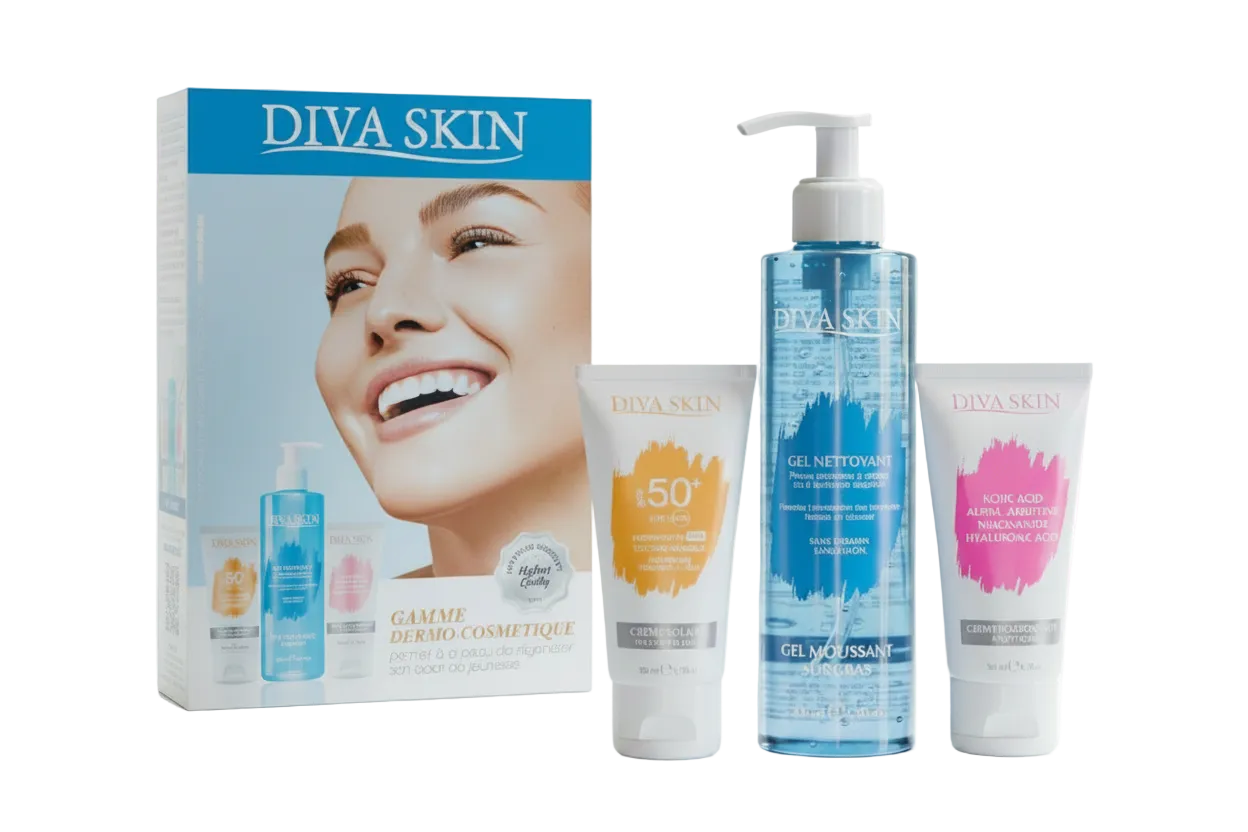 PACK DIVA SKIN – Duo Pack Cr Antitaches 50ml+Gel Nett 200ml+Ecran Invisible