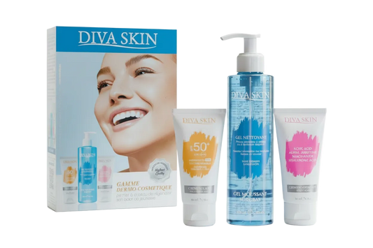 PACK DIVA SKIN – Duo Pack Cr Antitaches 50ml+Gel Nett 200ml+Ecran Invisible
