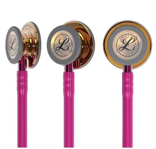 Stéthoscope de surveillance Littmann® Classic III™, tubulure framboise, Rainbow Edition, 69 cm, 5806