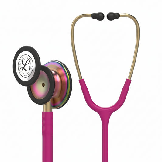 Stéthoscope de surveillance Littmann® Classic III™, tubulure framboise, Rainbow Edition, 69 cm, 5806
