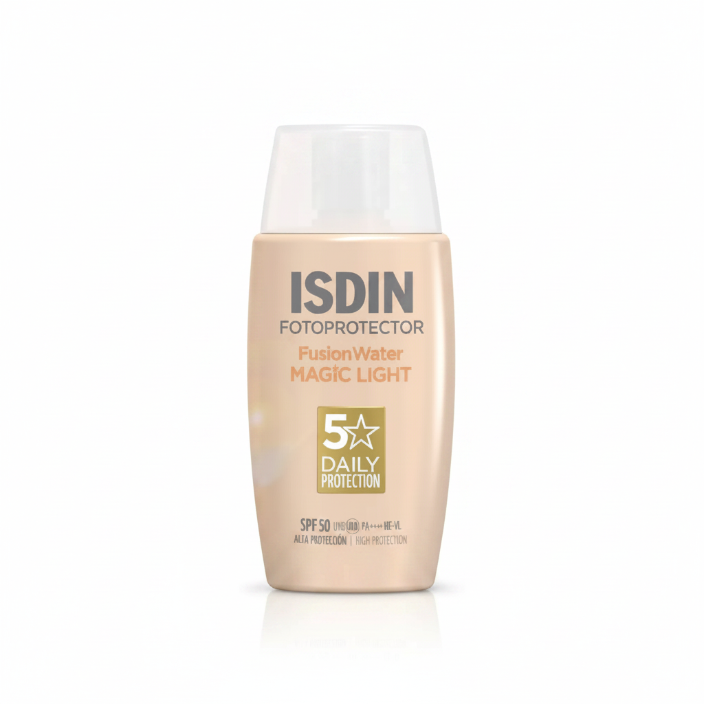 ISDIN – Fotoprotector Fusion Water Magic Color Solaire Teinte Light SPF50 – 50ml