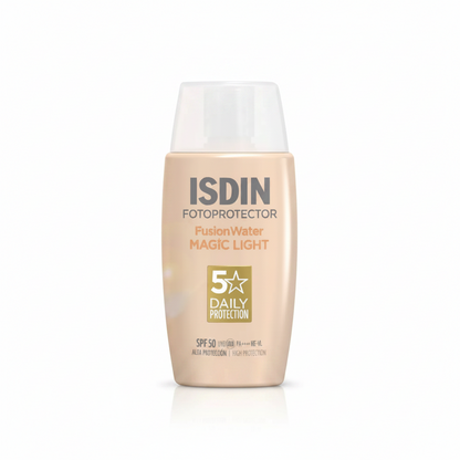 ISDIN – Fotoprotector Fusion Water Magic Color Solaire Teinte Light SPF50 – 50ml